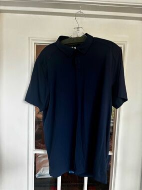 RHONE Men's Navy Performance Polo